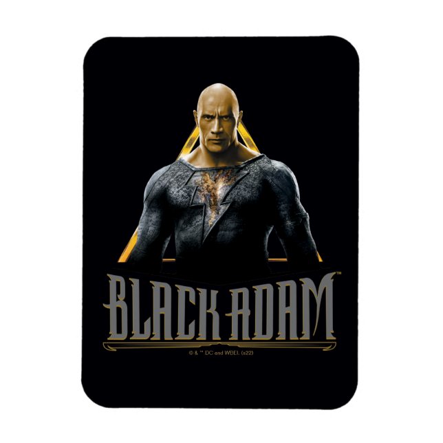 Black Adam Character och Namn Graphic Magnet (Vertikal)