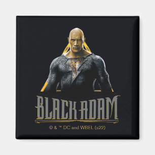 Black Adam Character och Namn Graphic Magnet
