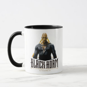 Black Adam Character och Namn Graphic Mugg