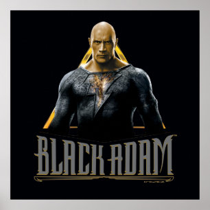 Black Adam Character och Namn Graphic Poster