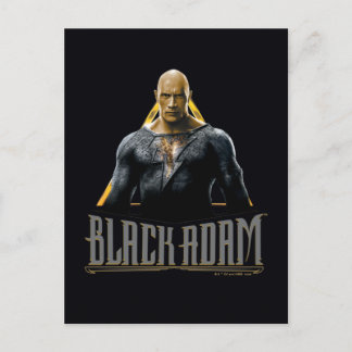 Black Adam Character och Namn Graphic Vykort