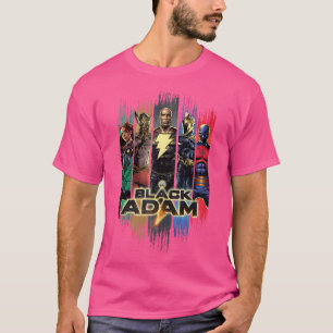 Black Adam Cyclone Hawkman Dr. Fate och Atom Smas T Shirt