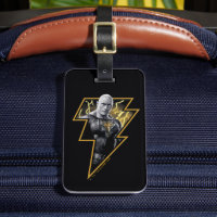 Black Adam Grått och Guld Lightning Graphic