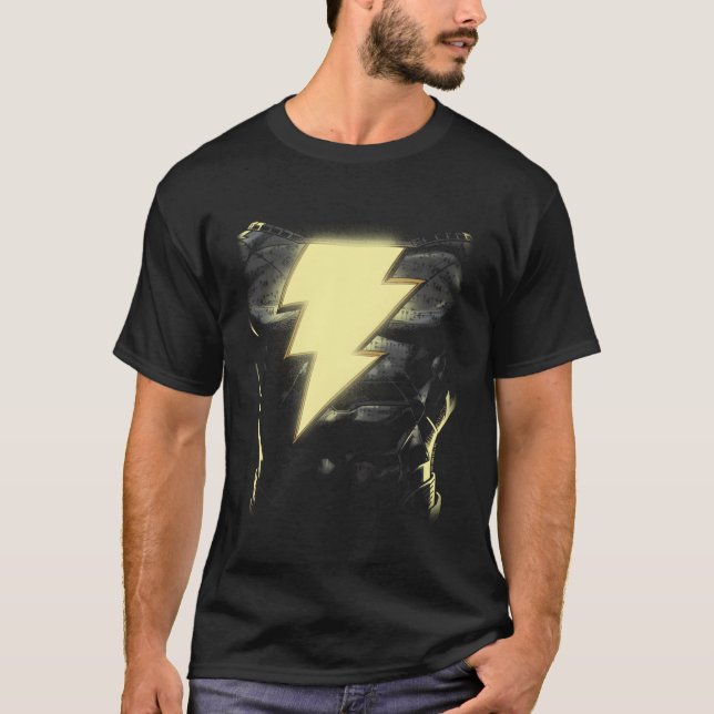 Black Adam Halloween T Shirt (Framsida)