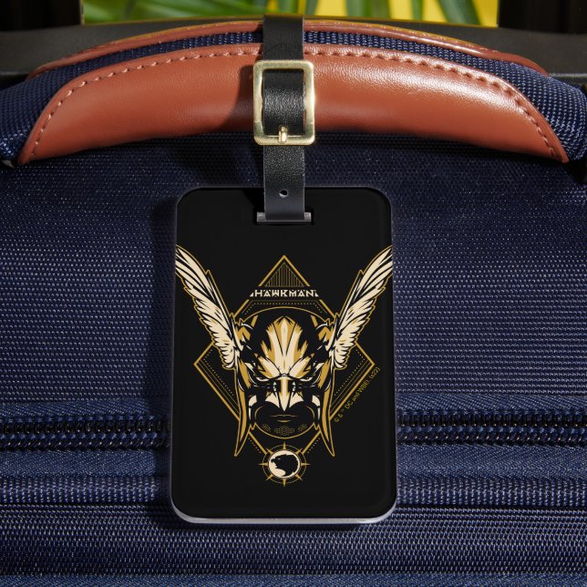 Black Adam | Hawkman Helmet Graphic Bagagebricka (Framsida Insitu 2)