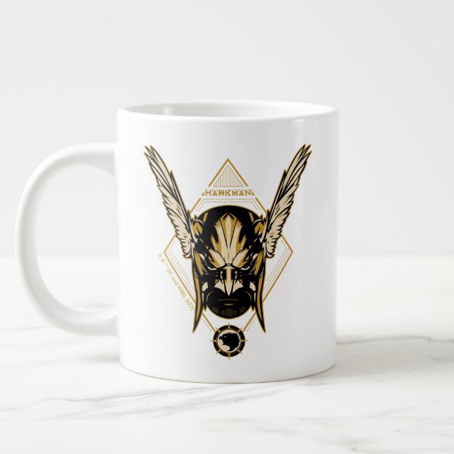 Black Adam | Hawkman Helmet Graphic Jumbo Mugg (Vänster)