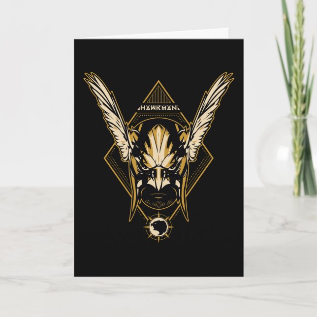 Black Adam | Hawkman Helmet Graphic Kort (Framsida)