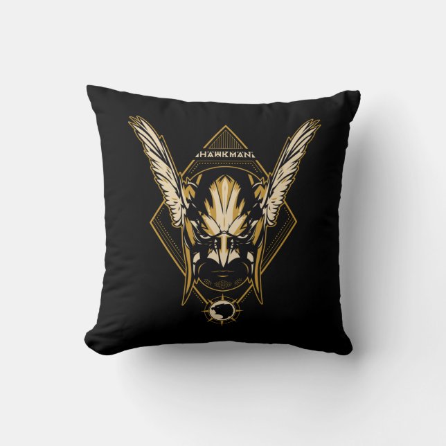 Black Adam | Hawkman Helmet Graphic Kudde (Framsida)