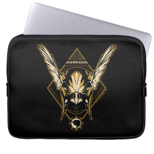 Black Adam Hawkman Helmet Graphic Laptop Fodral