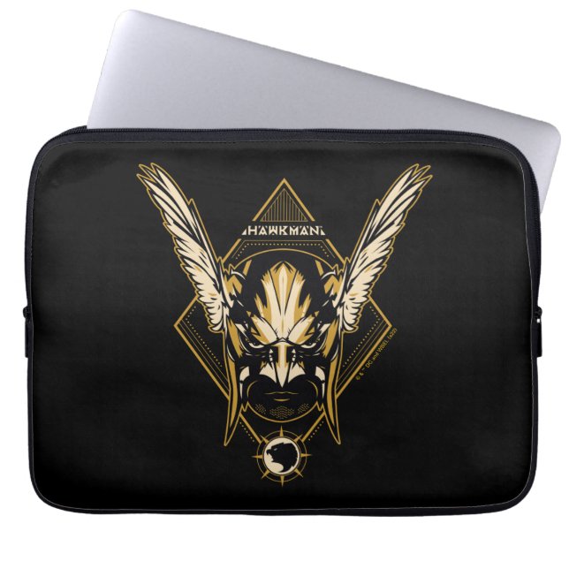 Black Adam | Hawkman Helmet Graphic Laptop Fodral (Framsidan)
