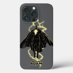 Black Adam Lightning Silhouette Graphic