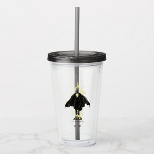 Black Adam Lightning Silhouette Graphic Take Away Mugg