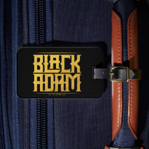 Black Adam Stacks Namn Graphic Bagagebricka