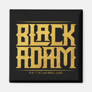 Black Adam Stacks Namn Graphic Magnet