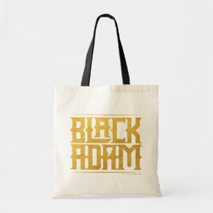 Black Adam Stacks Namn Graphic Tygkasse