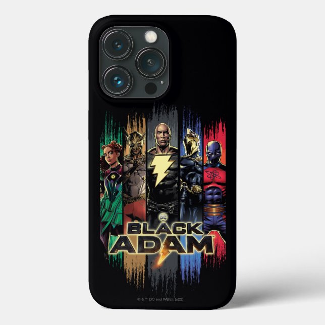 Black Adam-tecken i Rand-grafik (Baksida)