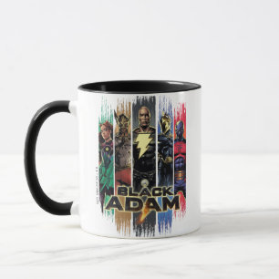 Black Adam-tecken i Rand-grafik Mugg