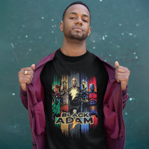 Black Adam-tecken i Rand-grafik T Shirt