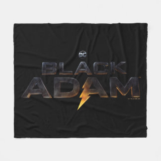 Black Adam Theatrical Logotyp Fleecefilt