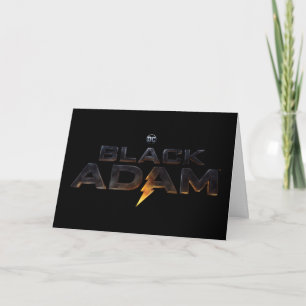 Black Adam Theatrical Logotyp Kort