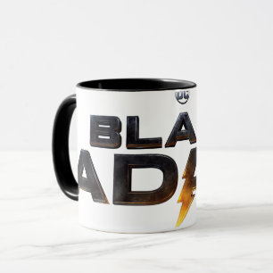 Black Adam Theatrical Logotyp Mugg