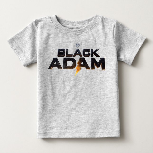 Black Adam Theatrical Logotyp T Shirt (Framsida)
