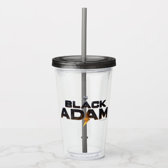 Black Adam Theatrical Logotyp Take Away Mugg (Framsida)