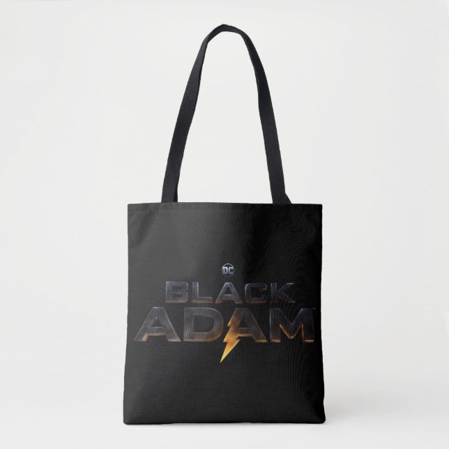 Black Adam Theatrical Logotyp Tygkasse (Framsida)