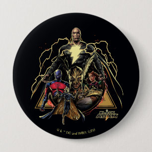 Black Adam Triangular Group Graphic Knapp