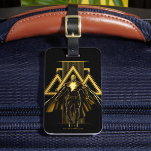 Black Adam Triangular Pillar Graphic Bagagebricka