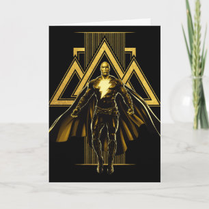 Black Adam Triangular Pillar Graphic Kort
