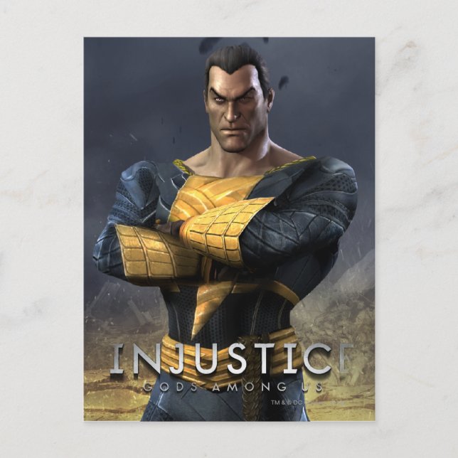 Black Adam Vykort (Framsida)