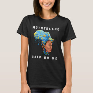 Black African American Ebony Queen Empowerment Dri T Shirt