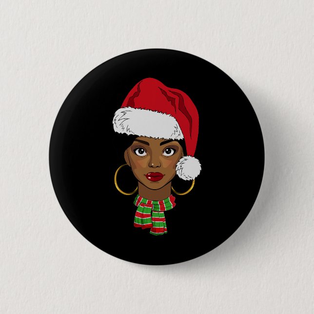Black African American Santa Afro jul Melani Knapp (Framsida)