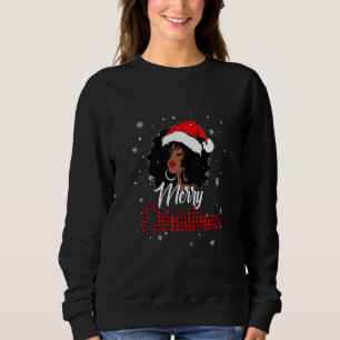 Black African American Santa Apparel jul Mel T Shirt