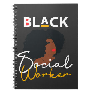 Black African American Social Work Apprecition Gi Anteckningsbok