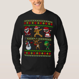 Black African American Squad Jultomten Mrs. Claus T Shirt