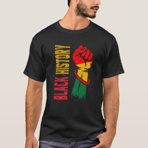 Black African Amerikansk historia 2022 Bhm Afrocen T Shirt