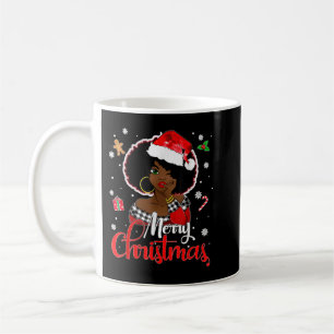 Black African Girl American Melanin jul Sant Kaffemugg
