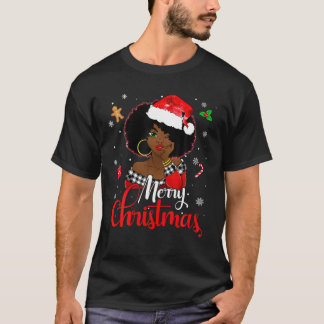 Black African Girl American Melanin jul Sant T Shirt