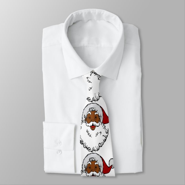 Black african jultomten christmas slips (Bunden)