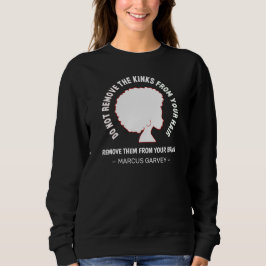 BLACK AFRO HAIR inspirational Marcus Garvey Quote T Shirt