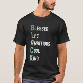 Black-akronym för afrikansk latc-terapist t shirt