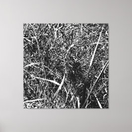 Black Alien Grass Canvastryck