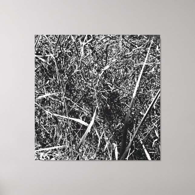 Black Alien Grass Canvastryck (Framsida)