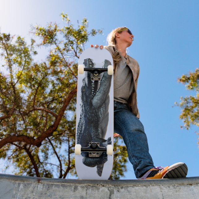 Black Alligator Crocodile Mini Skateboard Bräda 18,5 Cm (Utomhus 1)