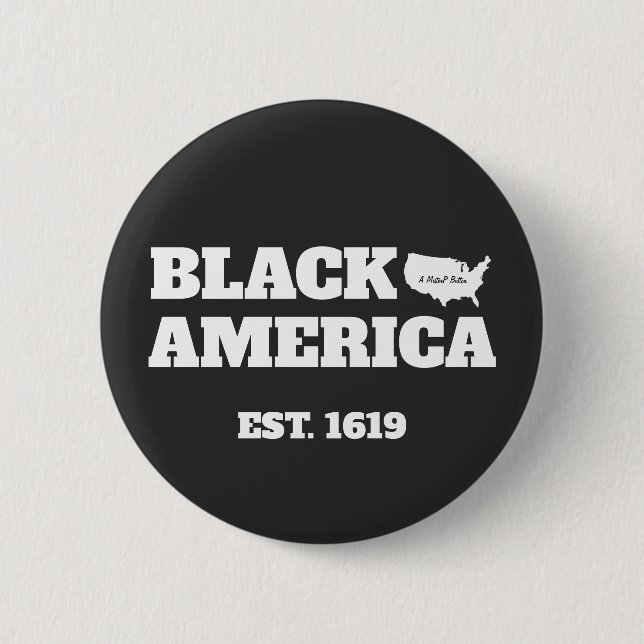 Black America - A MisterP-knapp Knapp (Framsida)