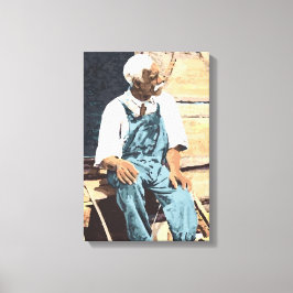 Black America "Old Joe" Canvastryck