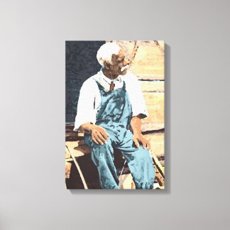 Black America "Old Joe" Canvastryck