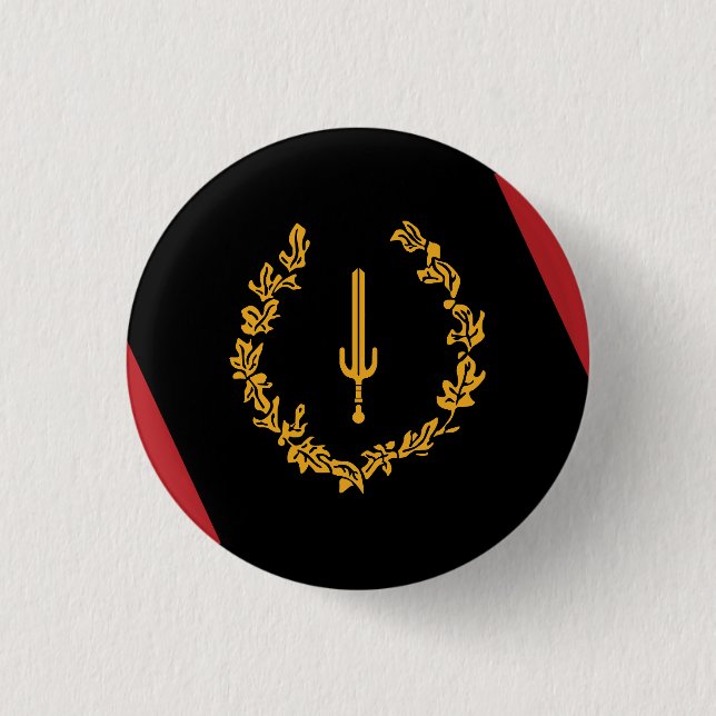 Black American Heritage Flag  Knapp (Framsida)